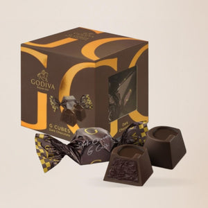 Godiva's Dark Chocolate G Cubes